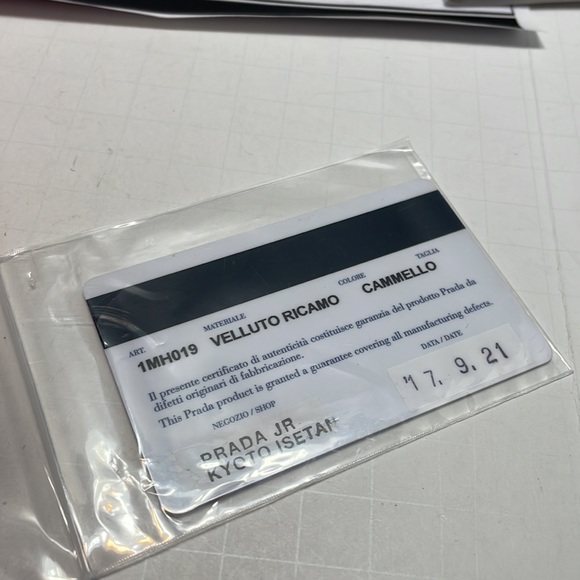 Authentic PRADA cahier pink velvet clutch wristlet bag with card and COA - Picture 9 of 11